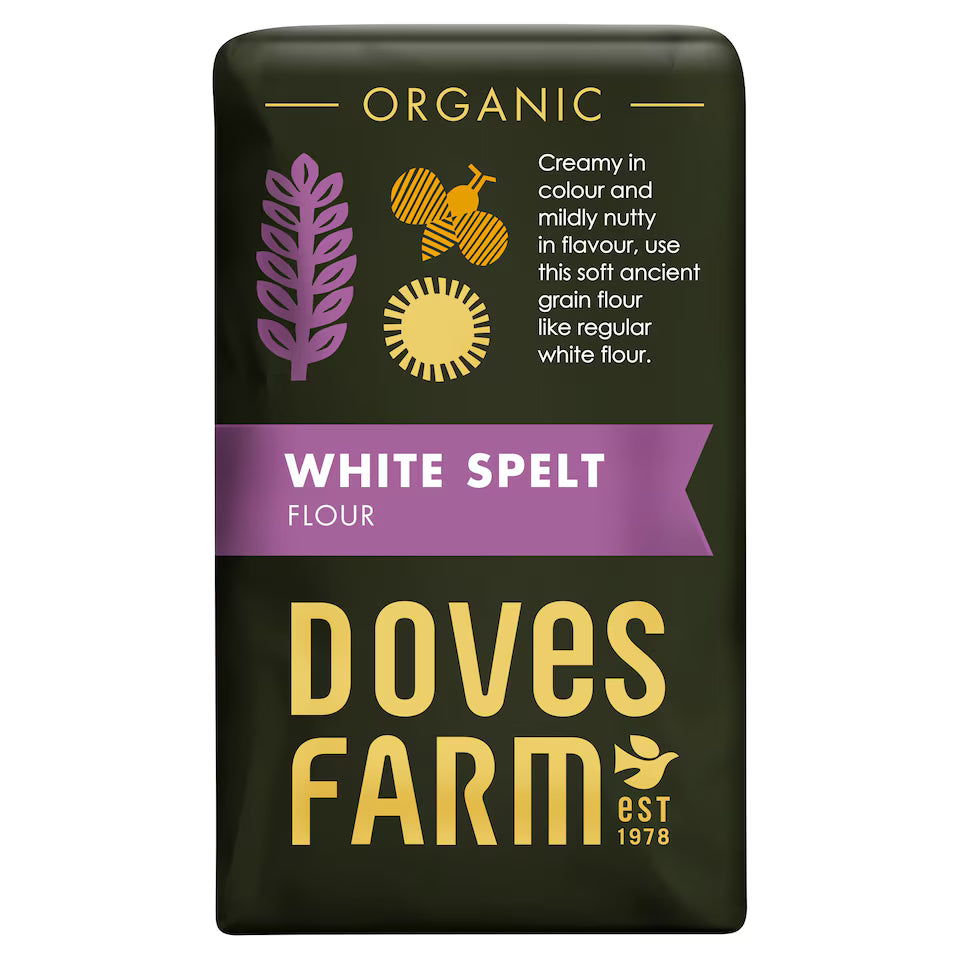 Doves Farm Organic White Spelt Flour 1Kg (Pack of 1)