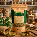 Ethiopian Yirgachffe Green Coffee Beans | Natural Whole Beans (500g)