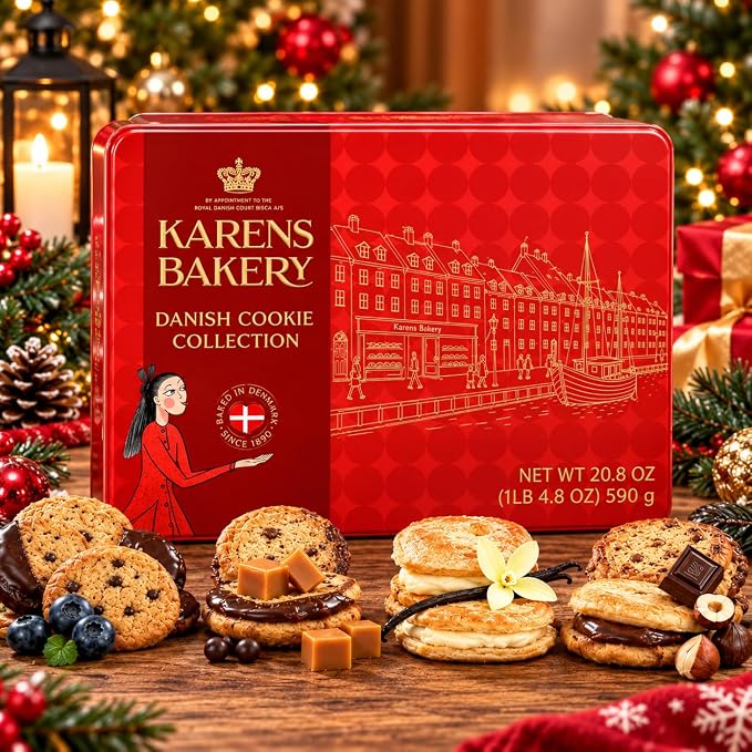 FAKHRI Danish Cookie Collection Variety Box 590g (Pack of 1)