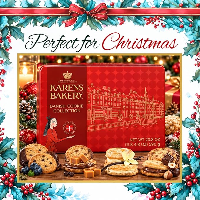 FAKHRI Danish Cookie Collection Variety Box 590g (Pack of 1)