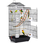 Fakhri 99 cm Tall Metal Parrot Cage Birdcage w/Swing