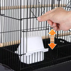 Fakhri 99 cm Tall Metal Parrot Cage Birdcage w/Swing