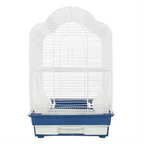Fakhri Arched Roof Small Bird Travel Cage Blue 41 x 35.5 x 54cm