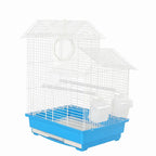 Fakhri Dual Split level Small Bird Travel Cage Blue 37 x 30 x 48cm
