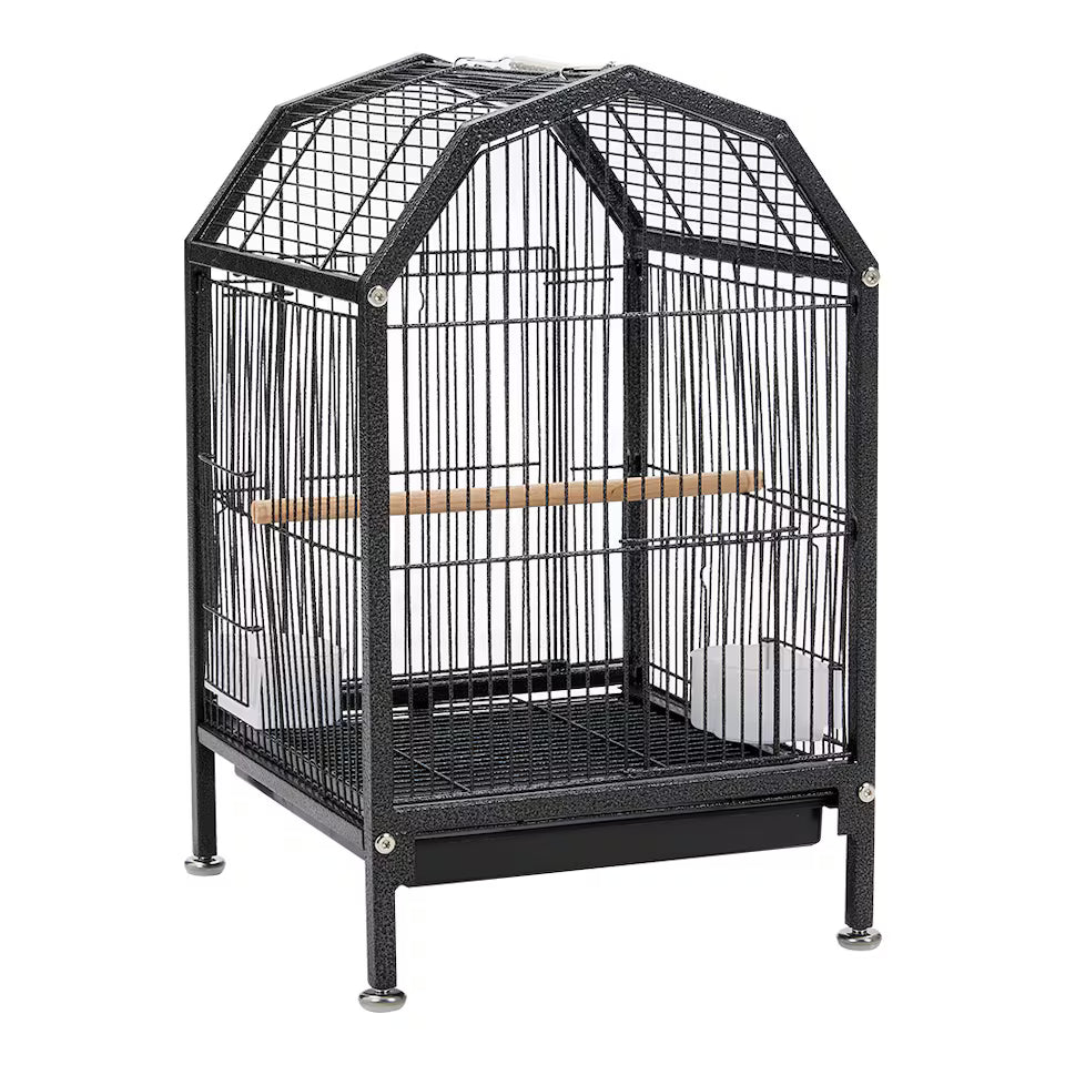 Fakhri Living and Home Portable Metal Pet Bird Cage 33x33x47cm