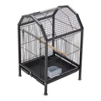 Fakhri Living and Home Portable Metal Pet Bird Cage 33x33x47cm