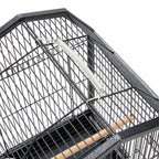 Fakhri Living and Home Portable Metal Pet Bird Cage 33x33x47cm