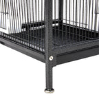 Fakhri Living and Home Portable Metal Pet Bird Cage 33x33x47cm