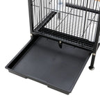 Fakhri Living and Home Portable Metal Pet Bird Cage 33x33x47cm