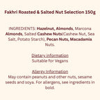 Fakhri Roasted & Salted Nut Selection 150g (Pack of 1)