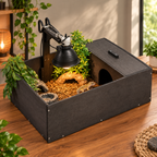 Fakhri Tortoise Enclosure Black 64x41cm