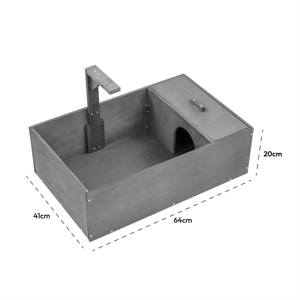 Fakhri Tortoise Enclosure Black 64x41cm