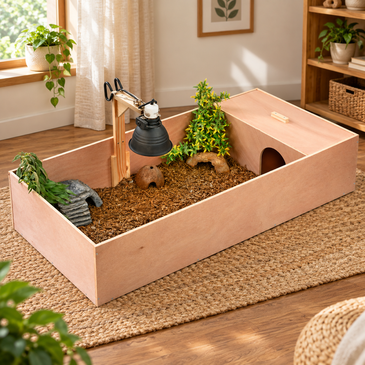 Fakhri Tortoise Enclosure Natural 110x50cm