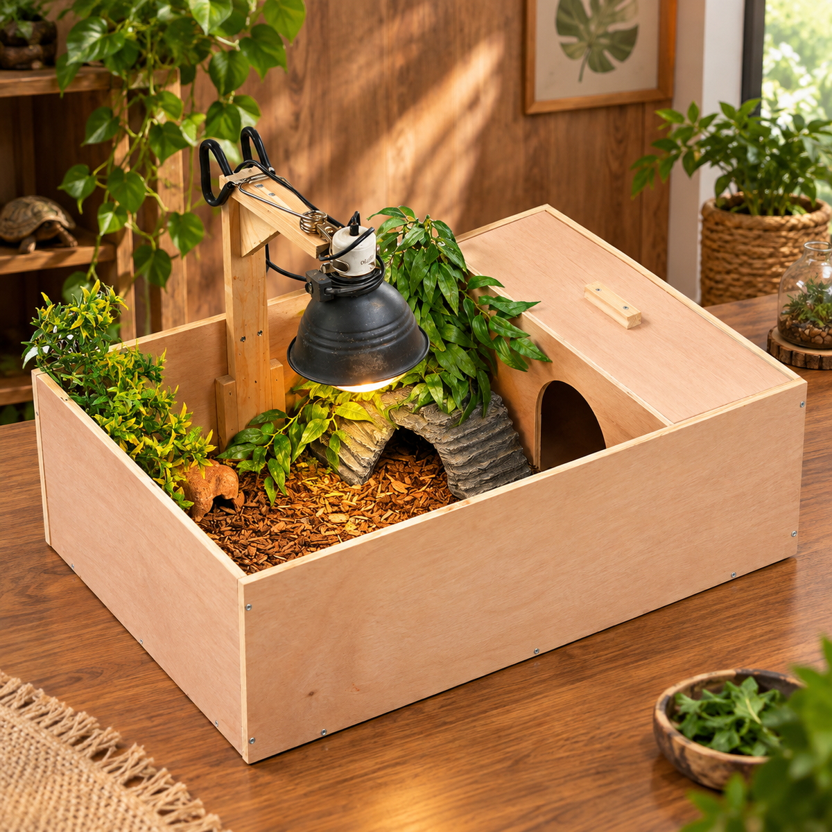 Fakhri Tortoise Enclosure Natural 64x41cm