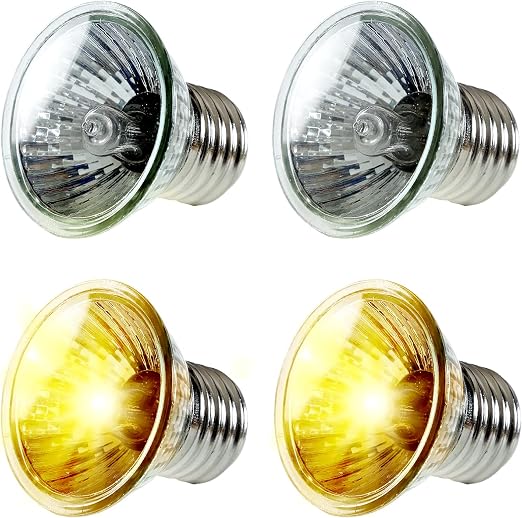 Fakhri UVA UVB Lamp Bulbs for Tortoises 50W (Pack of 4)