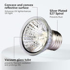 Fakhri UVA UVB Lamp Bulbs for Tortoises 50W (Pack of 4)