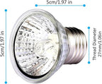 Fakhri UVA UVB Lamp Bulbs for Tortoises 50W (Pack of 8)