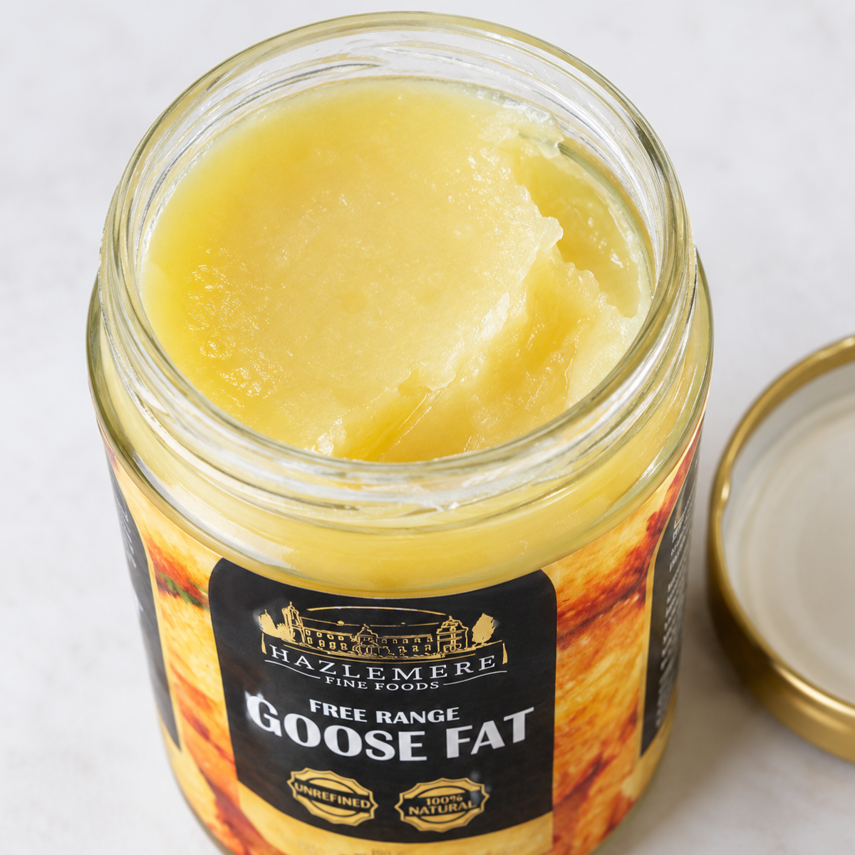 Hazlemere Fine Foods Free Range Goose Fat 2 x 375ml