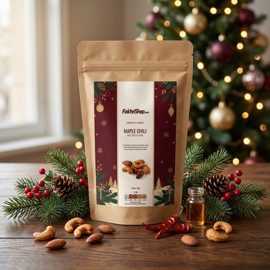 Fakhri Sweet Maple Chilli Nut Selection 150g (Pack of 1)