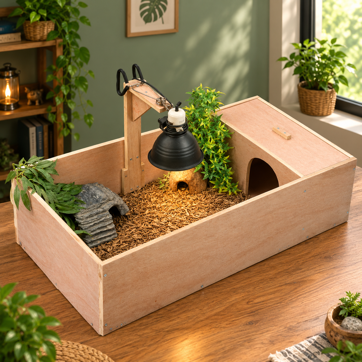 Fakhri Tortoise Enclosure Natural 82x41cm