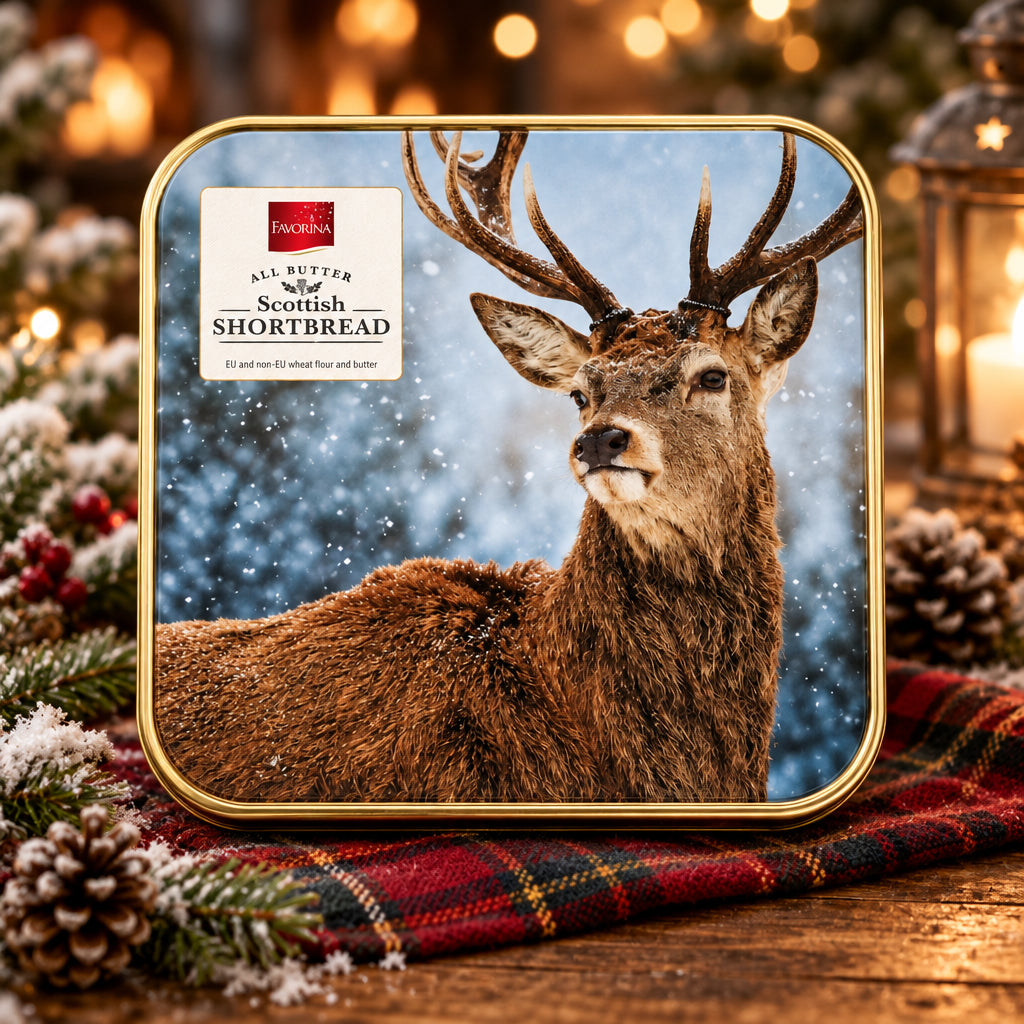 Favorina All Butter Shortbread Tin 500g (Pack of 1)