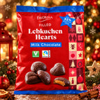 Favorina Lebkuchen Hearts Milk Chocolate 300g (Pack of 1)