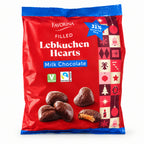 Favorina Lebkuchen Hearts Milk Chocolate 300g (Pack of 1)