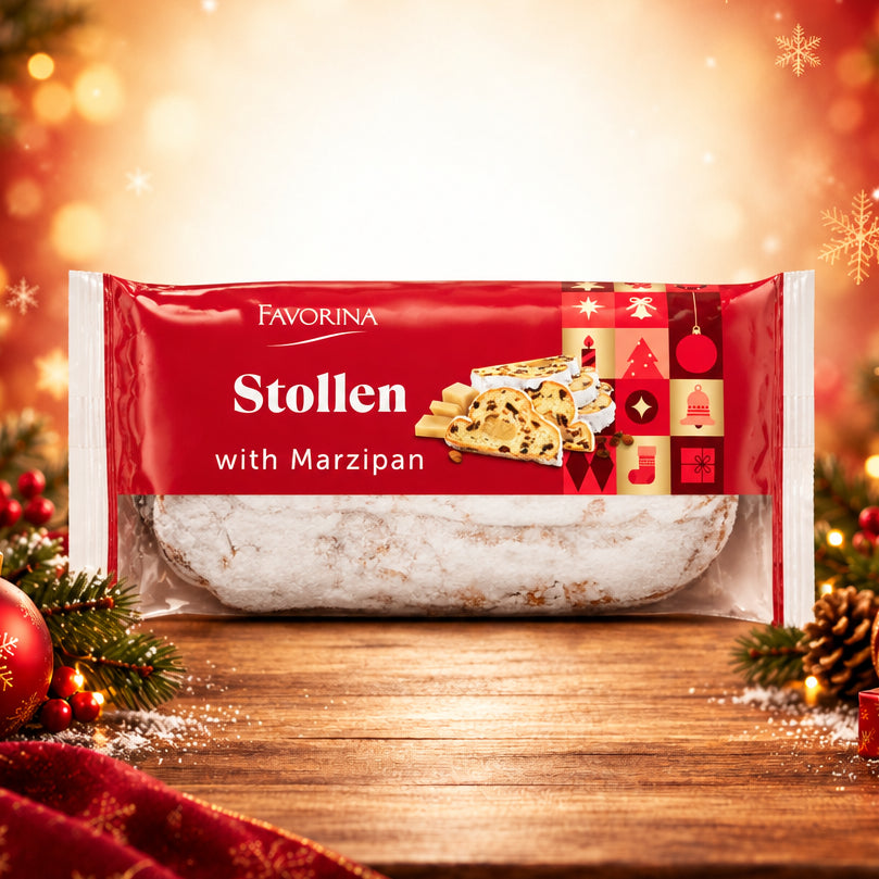 Favorina Stollen With Marzipan 750g (Pack of 1)