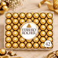 Ferrero Rocher Boxed Chocolates 42 Pieces 525G (Pack of 1)