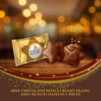 Ferrero Rocher Golden Stars Milk Chocolate and Hazelnut, 115g (Pack of 1)