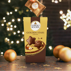 Ferrero Rocher Golden Stars Milk Chocolate and Hazelnut, 115g (Pack of 1)