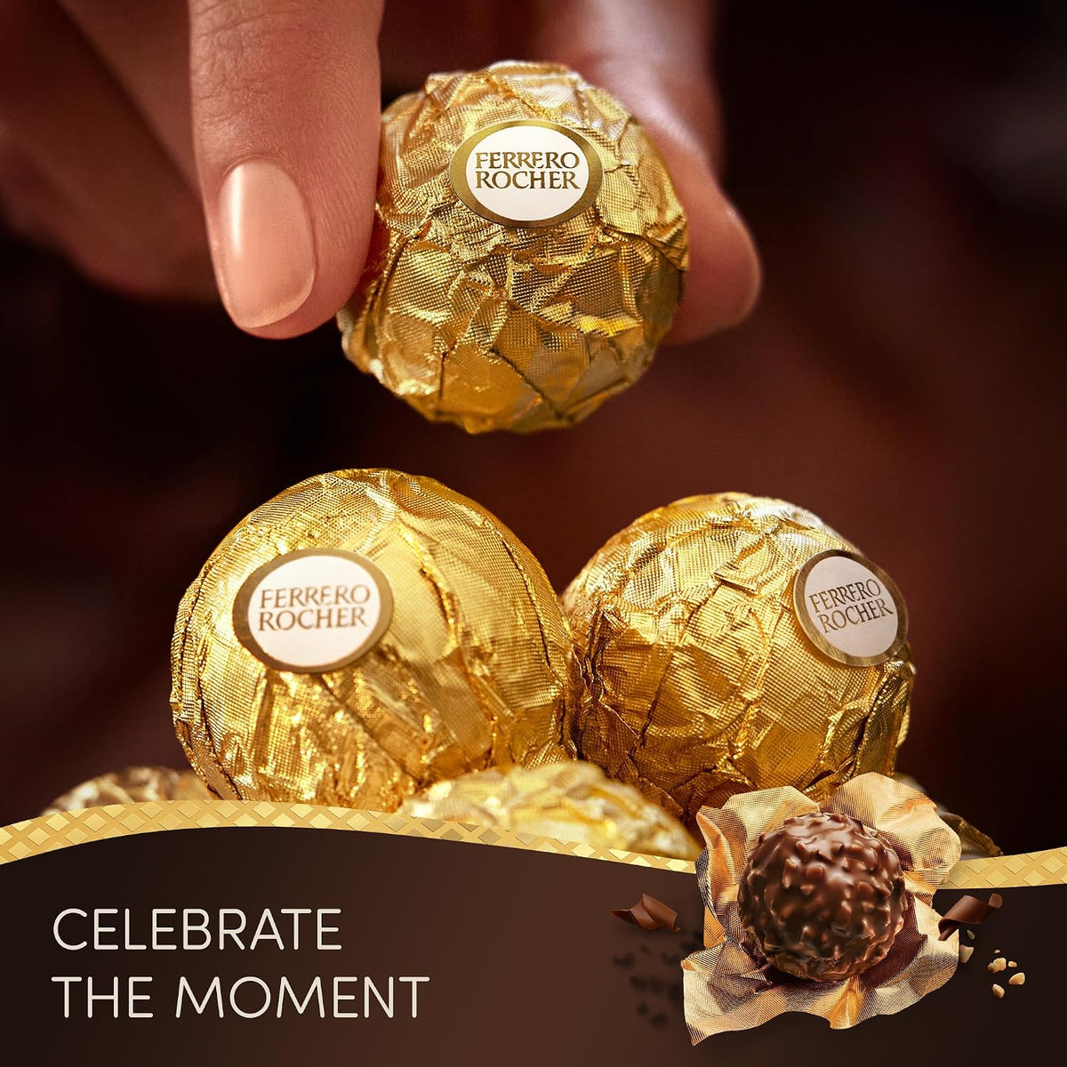 Ferrero Rocher Boxed Chocolates 42 Pieces 525G (Pack of 1)