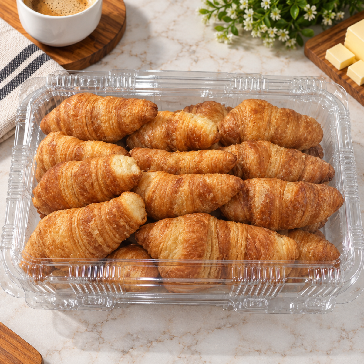 Fine Butter Croissant 12 Per Pack