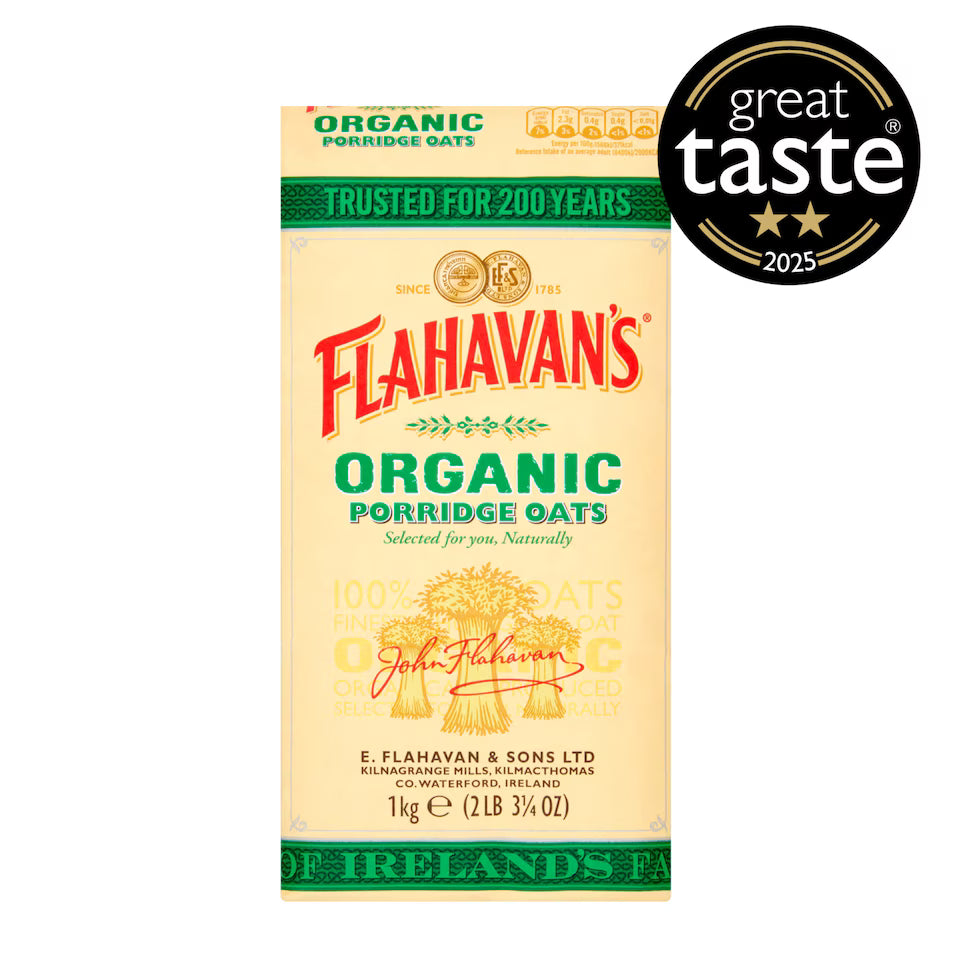 Flahavans Irish Organic Porridge 1Kg (Pack of 1)