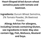 For You - Pasta Hearts with Tomato & Beetroot (500g)