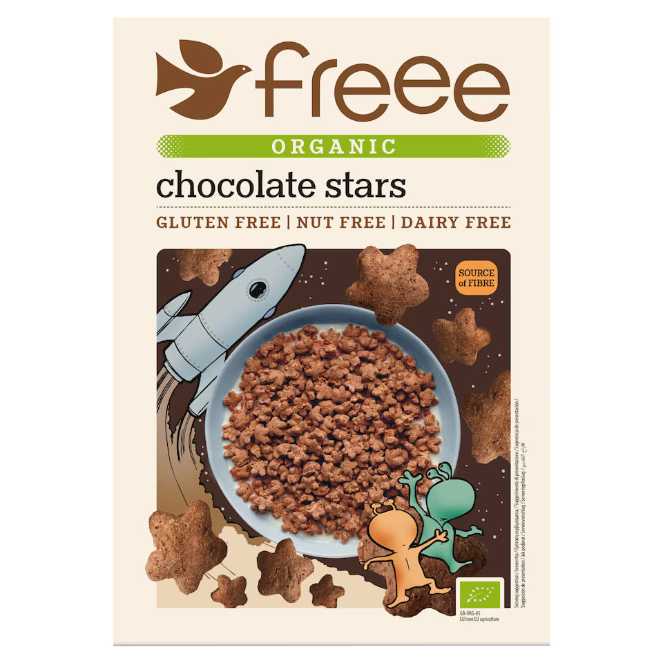 Freee Gluten Free Organic Vegan Chocolate Stars 300g (Pack of 1)