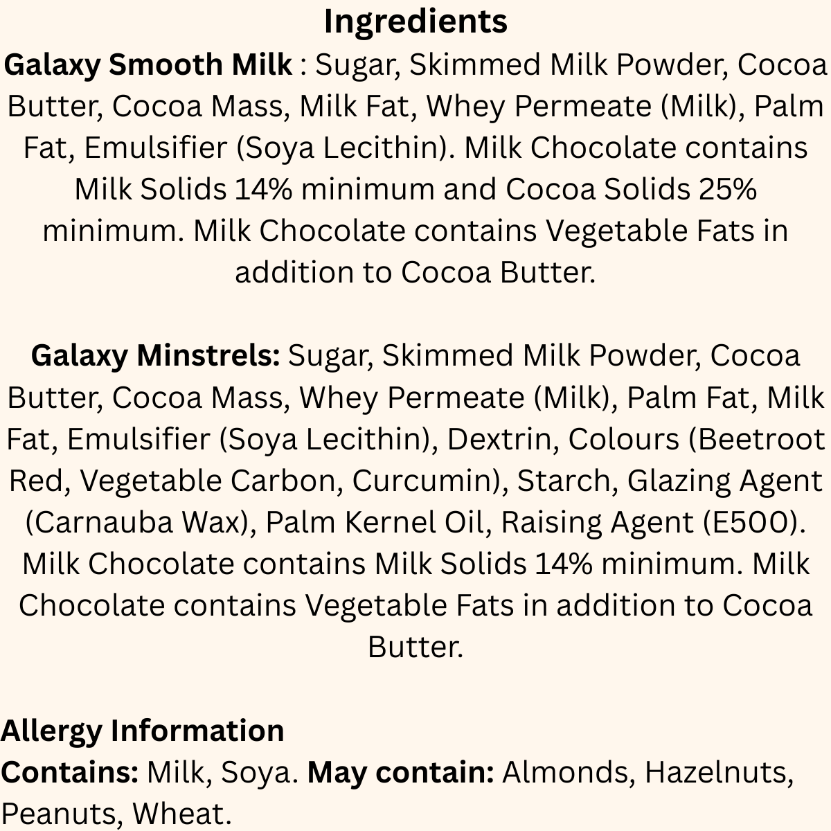 Galaxy Milk Chocolate Large Selection Box 234g (Pack of 1)