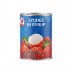 Cock Brand Lychee in Syrup 565g – Sweet Tropical Lychee Fruit