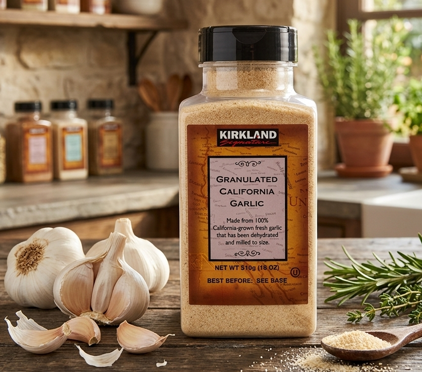 Kirkland Signature Granulated California Garlic, 510g