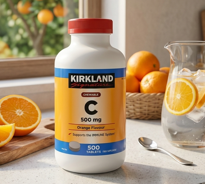 Kirkland Signature Vitamin C, 500mg 500 Tablets