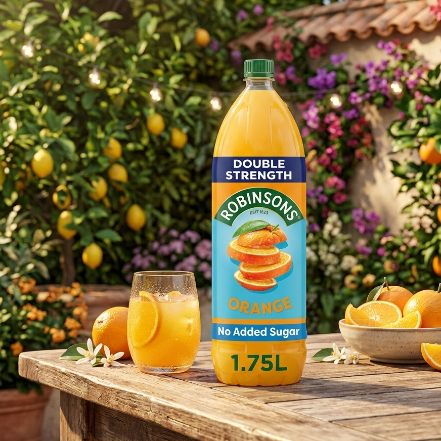 Robinsons Double Concentrate Orange, 1.75L