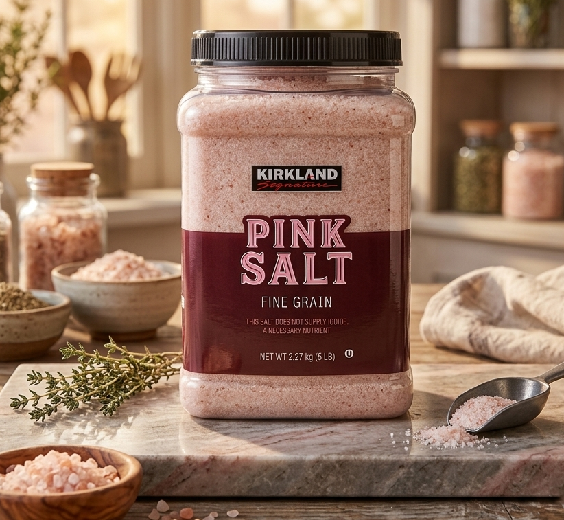 Kirkland Signature Ground Himalayan Pink Salt, 2.27kg
