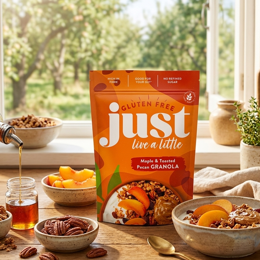 Just Granola Maple and Toasted Pecan Granola, 1.2kg