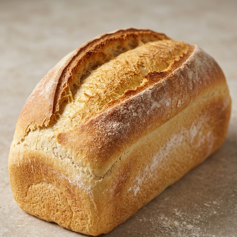Crusty White Split Tin Bread Unsliced 800g