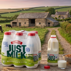Candia Just Milk UHT Skimmed Milk, 6 x 1L