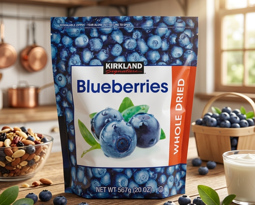 Kirkland Signature Whole Dried Blueberries, 567g