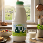 Candia Just Milk UHT Semi-Skimmed Milk, 6 x 1L