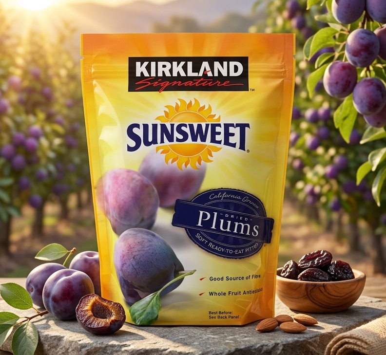 Kirkland Signature Sunsweet Pitted Dried Plums, 1.59kg