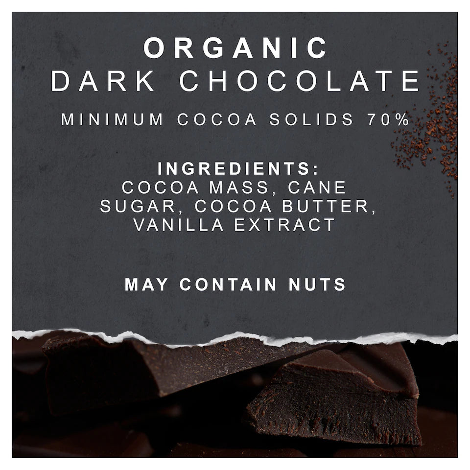 Green & Black's Organic 70% Dark Chocolate Bar 90g (Pack of 1)