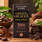 Green & Black's Organic 70% Dark Chocolate Bar 90g (Pack of 1)